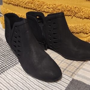 Black Ankle Boots Sz 11